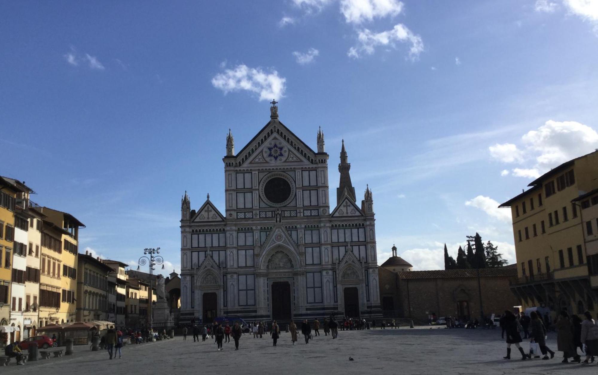 Old Town Facing S.croce Florence